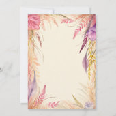 Moderne Bloemen Vrouwen 50ste Verjaardag Kaart (Achterkant)