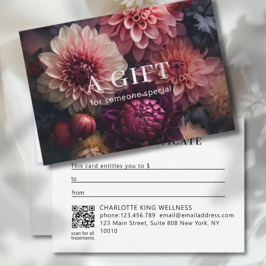 MODERNE BLOEMENBEDRIJF QR CODE Cadeaubon