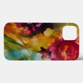 Moderne bloemenkunst, levendige kleuren Case-Mate iPhone case (Achterkant (horizontaal))
