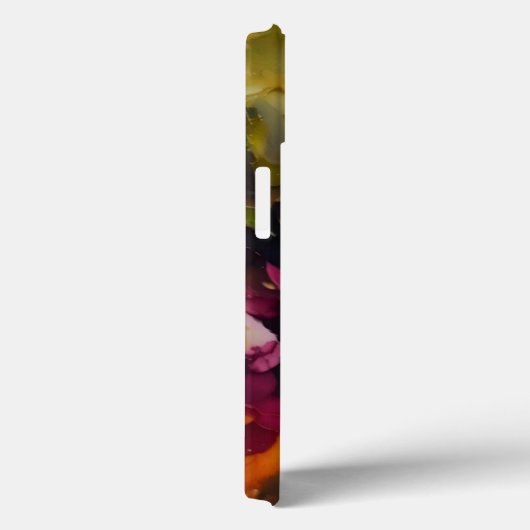 Moderne bloemenkunst, levendige kleuren Case-Mate iPhone case (Achterkant / Rechts)