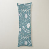 Moderne bloemenprint geborsteld polyester lichaamskussen (Achterkant (Verticaal))