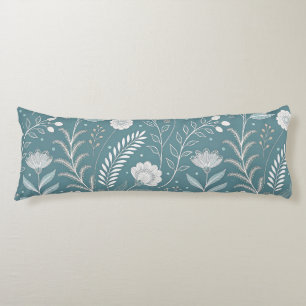 Moderne bloemenprint geborsteld polyester lichaamskussen