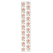 Moderne bloementafelloper medium tafelloper (Voorkant)