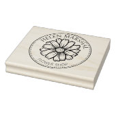 Moderne Bloemenwinkel, Aangepaste Kleine Ondernemi Rubberstempel (Stempel)