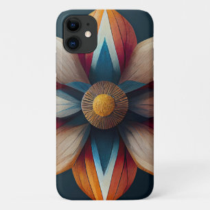 Moderne bloemkunst stijlvolle elegante botanische iPhone 11 hoesje