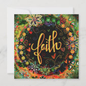  moderne bloemmoed bedankkaart (Voorkant)