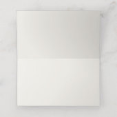 Moderne Bloemrijke Kleurrijke Vlinders Bruidsdouch (Binnenkant ongevouwen)