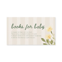 Moderne Bloemrijke Script "Boeken voor Baby" Showe