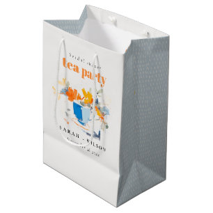 Moderne bloemtheekop bruidsshow thee fuif medium cadeauzakje