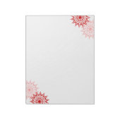 Moderne bloesems notitieblok (Gedraaid)