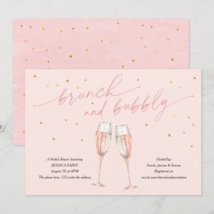 moderne bloesse eenvoudige pop , knul champagne kaart