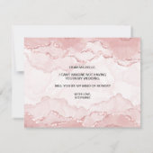 moderne blos uitnodiging om bruidsmeisje te zijn (Achterkant)