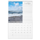 Moderne Blue Wave Photographie Calendrier de Grati (Feb 2027)