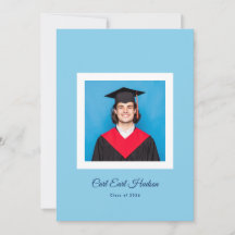 Moderne Blues & Witte Hogeschoolfoto Afstudeerders