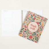 Moderne Blush Bloem Planner (Display)