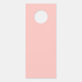 Moderne Blush FloraL bruiloft gast niet storen (Achterkant)