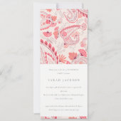 Moderne Blush Paisley Typografie Elke dag Kaart (Voorkant)