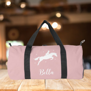 Moderne Blush Roze Paardrijden Equestrian Plunjezak