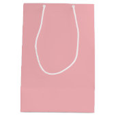 Moderne Blush roze persoonlijke videodesmaïden Medium Cadeauzakje (Achterkant)