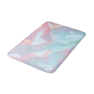 Moderne Blush Roze Zachte Mint Gouden Luxe Collect Badmat