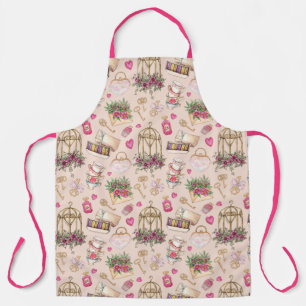 Moderne Blush Tea Party Schort