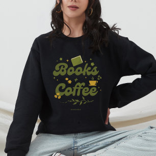 Moderne Boeken & Coffee Boekenliefhebber Gepersona Trui