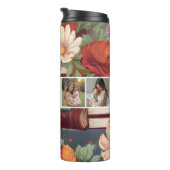 Moderne Boeken Fotocollage – Beste Mam Gift Thermosbeker (Geroteerd rechts)