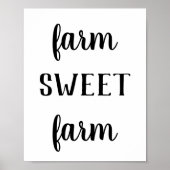 Moderne Boerderij — Boerderij op fijn papier Poster (Voorkant)