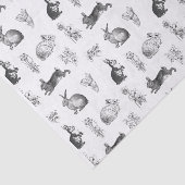 Moderne  boerderij Paaskonijnen Tissuepapier (Detail)