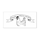 Moderne boerderij retour eierkartonnen stempel (Design)