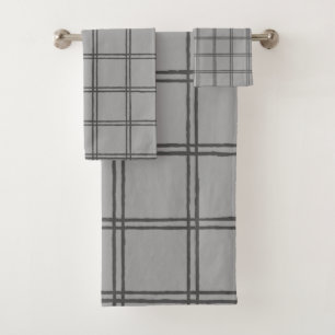 Moderne boerderij Roustige gray-kalk Bad Handdoek