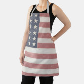 Moderne boerderij rustieke Amerikaanse vlag Schort (Insitu)