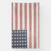 Moderne boerderij rustieke Amerikaanse vlag Spandoek (Verticaal)