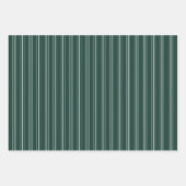 Moderne boerderijvakantie donkergroen inpakpapier vel (Voorkant 2)