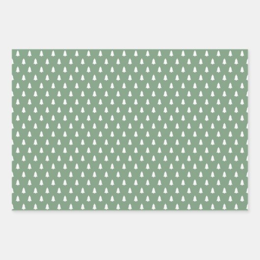 Moderne boerderijvakantie, groen verpakkingspapier inpakpapier vel (Voorkant)