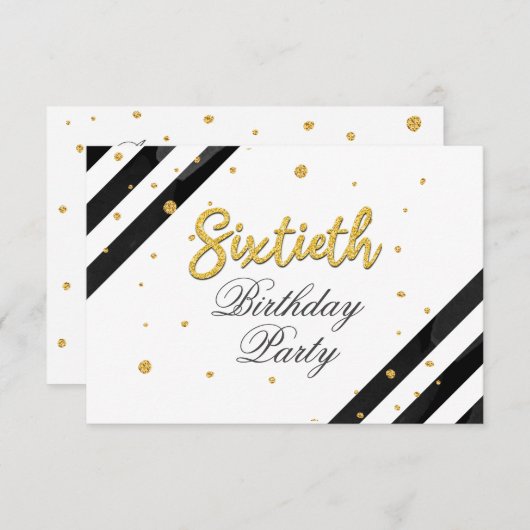 Moderne Boho 60e Verjaardag Kaart (Voorkant / Achterkant)