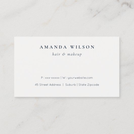 Moderne Boho Abstract Groene Bloemen 6 Punch Loyal Visitekaartje (Achterkant)