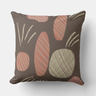 Moderne Boho Abstracte Keien Kussen
