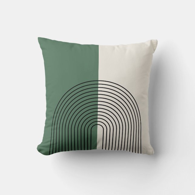 Moderne Boho Abstractie Kussen (Voorkant)