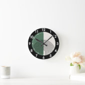 Moderne Boho Abstractie Ronde Klok (Huis)