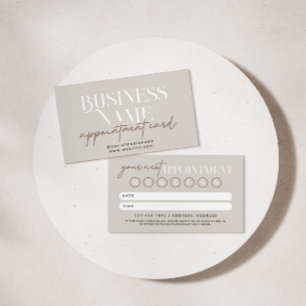 Moderne Boho Afspraak Herinnering Kaart Afsprakenkaartje