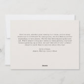 Moderne Boho Arch Beige Joy In All Things 5 Foto Feestdagenkaart (Achterkant)