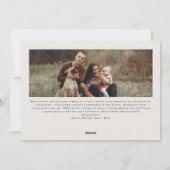 Moderne Boho Arch Beige Oh Wat leuk Twee Foto Feestdagenkaart (Achterkant)