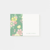 Moderne Boho Bloemen Kleurrijk Post-it® Notes (Voorkant)