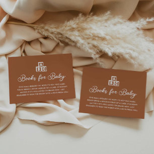 Moderne Boho boeken voor Baby Kaart