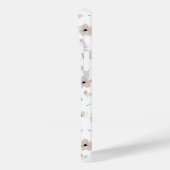 Moderne Boho Floral Design iPhone Case (Achterkant / Links)