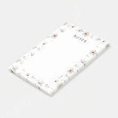 Moderne Boho Floral Post-It Notes (Schuin)