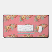 Moderne Boho Floral Rose  (Clavier et souris)