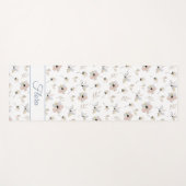 Moderne Boho Floral  yogamat (Voorkant (horizontaal))