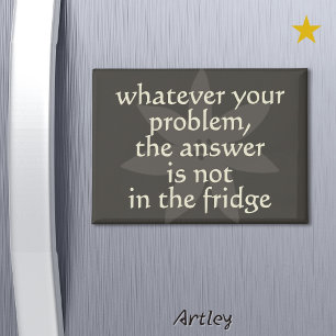Moderne Boho Flower Weight Loss Motivatie koelkast Magneet